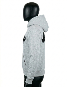 Sweat à capuche personnalisable pour homme, 360 GSM, mélange coton/polyester, couleur unie, mode hiver, séchage rapide, respirant, anti-boulochage - Product Image 4