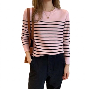 Suéter de Punto Trenzado Personalizado al por Mayor, Suéter para Mujer, Ropa de Diseñador, Ropa Femenina, Cuello Redondo - Product Image 4