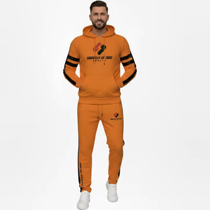 Ensemble jogging et sweat à capuche pour homme, design personnalisé, tenue de sport décontractée unisexe - Product Image 5