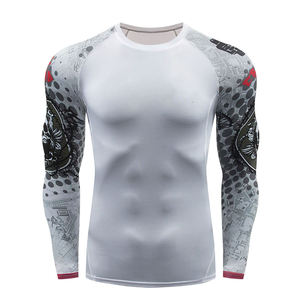 Camiseta de Compresión Deportiva Estilo Surf, Protección UV, Secado Rápido, para Deportes Acuáticos, Surf, Natación, Entrenamiento, para Hombre - Product Image 2