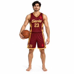 Ropa Deportiva Transpirable para Clubes Juveniles Unisex con Servicio OEM, Conjunto de Uniforme de Baloncesto, Diseño Personalizado, Camiseta y Pantalones Cortos para Equipo - Product Image 1