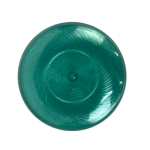 Teal Plastic Round <b>Tray</b> PP Material Household Use 190mm Diameter Stackable Design - Product Image 4