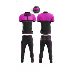Uniforme de cricket à séchage rapide par sublimation |   Vêtements de cricket pour hommes, femmes et jeunes, ensemble complet polo et pantalon, prix avantageux - Product Image 4
