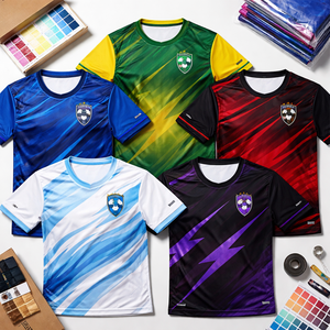 Fabricante de Camisetas de Fútbol Personalizadas al por Mayor con Logotipo - Camisetas de Fútbol Personalizadas OEM al por Mayor para Equipos y Eventos - Product Image 5