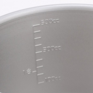 PTYGRACE Taza Sierra de Titanio, 150ml, 330ml, 480ml Profunda, 600ml Profunda, Taza de Almacenamiento Apilable Ligera, para Campamento, Senderismo, Picnic - Product Image 5