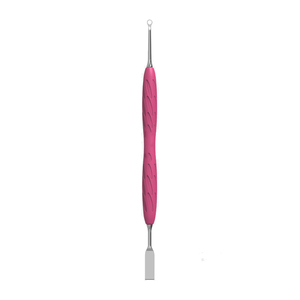 Japanese Steel <b>Nail</b> Grooming Accessories Cuticle Pushers with Soft Silicone Handle for Professional Cuticle Maintenance - Product Image 2