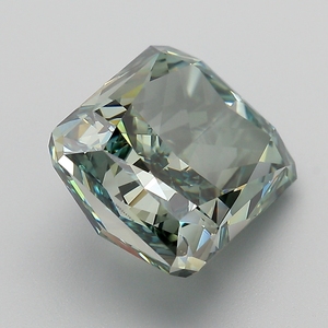 Diamante suelto de corte radiante, verde intenso, cultivado en laboratorio, certificado por IGI, para joyería fina al por mayor. - Product Image 4