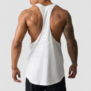 Chaleco Deportivo Transpirable de Alta Calidad, Mezcla de Poliéster/Algodón, para Hombres Profesionales de Fisicoculturismo y Entrenamiento - Product Image 2