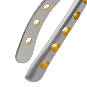 Pinzas de Extracción Dental # Instrumento dental quirúrgico manual de acero inoxidable con mango de pitón hueco dorado para 150 incisivos superiores - Product Image 6