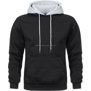 Sudaderas con Capucha de Felpa Francesa de Color Sólido de Algodón Suave, Estampado Personalizado en Relieve, para Unisex, Precio al por Mayor - Product Image 2