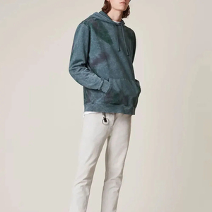 Sudadera con Capucha Oversize para Hombre, Tie-Dye, 100% Algodón, Felpa Francesa, Informal, con Bolsillos, para Otoño - Product Image 6
