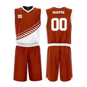 Camiseta de Baloncesto Personalizada de Alta Calidad, 100% Poliéster, Transpirable, de Secado Rápido, Cuello en V, Manga Corta, Unisex, para Verano - Product Image 1
