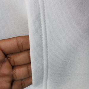 เสื้อฮู้ดสีขาวสำหรับผู้ชาย ผ้าฝ้าย 100% เฟรนช์เทอร์รี่ ทรงปกติ สวมใส่สบาย มีกระเป๋า ดีไซน์สำหรับฤดูใบไม้ร่วง เหมาะสำหรับใส่เล่นกีฬา - Product Image 6