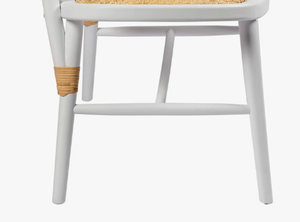 Silla de Comedor Moderna de Ratán Ancho de Lujo con Estructura de Madera para Hogar, Oficina, Exterior, Villa, Parque, Apartamento - Venta al por Mayor - Product Image 4