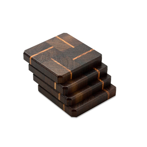 Handmade Wood Drink Coasters <b>Set</b> Of 6 With Vintage Barrel Shape Holder Round <b>Tea</b> <b>Cup</b> Mats For Home Decor & Office Table Protect - Product Image 4