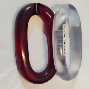 Grandes chaînes en résine transparente colorées pour décoration murale, séparateur de pièce DIY et accessoires de rideaux - Product Image 1