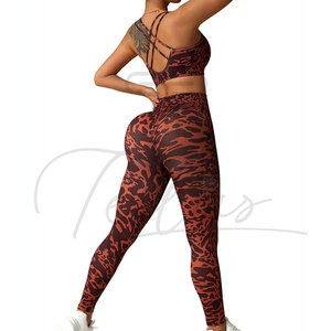 Conjunto Deportivo de 2 Piezas para Mujer, Ropa Deportiva de Manga Larga, Chaqueta de Gimnasio, Top de Talla Grande, Leggings de Yoga de Estilo Activo - Product Image 2