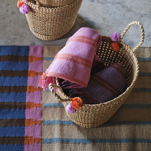 Cesta de mimbre de algas marinas suelto tejida a mano, cesta de almacenamiento ecológica al por mayor, hecha en Vietnam - Product Image 5