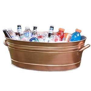 Classic Design Premium Stainless Steel Beverage Tub PC Metal <b>Cooler</b> Ice Bucket Chilling Wine Beer Drinks Party Wine Bottle Tub - Product Image 6