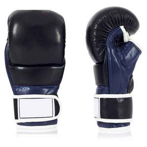 Guantes de Boxeo de Cuero con Correa de Muñeca Ajustable con Cierre de Velcro, Unisex, Empaque e Impresión Personalizables para Entrenamiento de Artes Marciales - Product Image 3