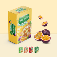 Boissons en gros de thé glacé au fruit de la passion de qualité supérieure, sans additifs, poudre de boisson énergisante en sachet de 15g