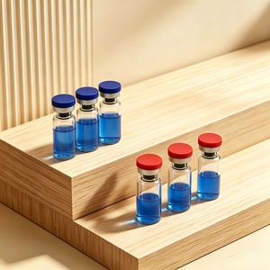 Venta al por mayor de fábrica: Polvo de péptidos liofilizados de grado cosmético en viales de vidrio con tapa personalizada y color, materia prima. - Product Image 2
