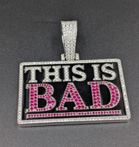 Colgante de Hip Hop con Moissanita Iced Out, Plata 925, Letra Redonda con Corte Brillante, Chapado en Oro, Joyería de Regalo - Product Image 4