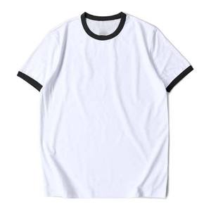 Unisex <b>High</b> Quality Contrast Color <b>Collar</b> and Cuff t <b>Shirts</b> Custom 100% Cotton 320 Gsm Loose Fit Ringer t <b>Shirt</b> for <b>Men</b> - Product Image 5