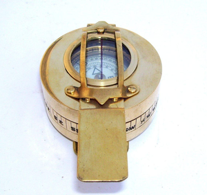Bussola Nautica Vintage in Ottone con Quadrante Solare e Gnomone Pieghevole, Strumento di Navigazione Marittima Fatto a Mano, Bussola Tascabile Antica - Product Image 5