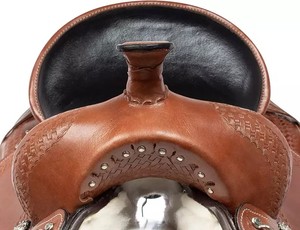 Tachuela de sillín de caballo de carreras de barril occidental de alta calidad | Tachuela de cuero de vaquero Western Pleasure Trail | Disponible al mejor precio - Product Image 6