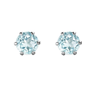 Pendientes de piedras preciosas naturales para mujer, joyería <span class=keywords><strong>2022</strong></span>, piedra de Topacio Azul de plata, aretes de tuerca solitario para mujer, joyería de destino 925 - Product Image 3