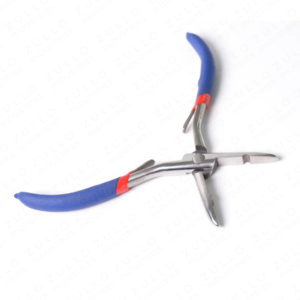 Juego de 2 Pinzas de Acero Inoxidable para Extensiones de Cabello, Herramienta Multifunción para Abrir Cuentas con Empuñadura de Goma para Uso en Salón - Product Image 2