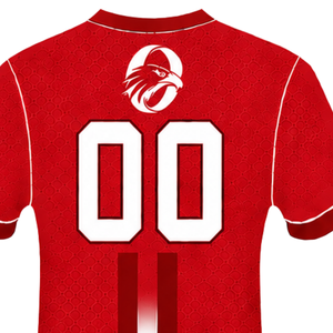 Camiseta Deportiva de Manga Corta Roja y Blanca con Cuello Redondo y Número Estampado, Uniforme de Béisbol para Entrenamiento Deportivo - Product Image 4