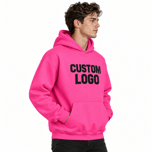 Nouvelle Arrivée 2026 – Sweat à Capuche Homme Hiver en Molleton Uni 100% Coton Coupe Oversize Respirant avec Poches Anti-Rétrécissement Personnalisable - Product Image 2