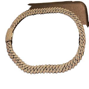 Nouveautés Personnalisation Chaîne à maillons cubains Miami Moissanite VVS Argent sterling Prix de gros Glacé Hip Hop pour hommes rappeurs - Product Image 1