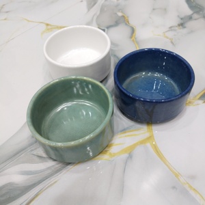 ชามเซรามิกทรงกลมสีขาวเคลือบเงาคุณภาพพรีเมียม เหมาะสำหรับใส่ซีเรียล บะหมี่ ของว่าง และซอส - Product Image 5