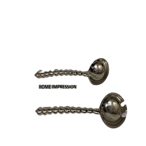 <b>Gold</b> & Silver Metal Fancy Large Designer <b>Spoons</b> - Product Image 1