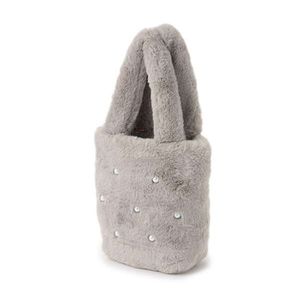 Bolso Abierto de Una Sola Correa con Adornos de Perlas y Piel Sintética, Estilo Vintage Moderno y Lujoso para Mujer - Product Image 1