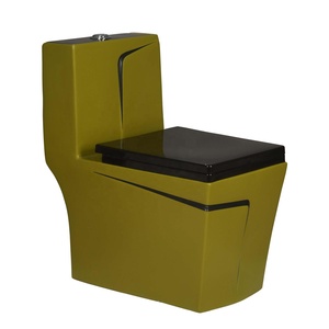 Artículos sanitarios indios, baño de estilo moderno, armario de agua de una pieza, trampa en P, inodoro de cerámica montado en el suelo para baño, inodoro blanco - Product Image 6