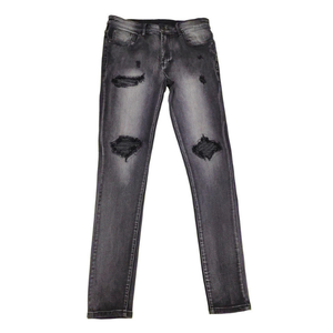 Jeans de Mezclilla para Hombre, Corte Regular, Cintura Alta, Tejido de Punto, Secado Rápido, Ecológicos, Transpirables, Oscuros/Claros, Medio Spandex, Algodón, Pierna Recta - Product Image 3