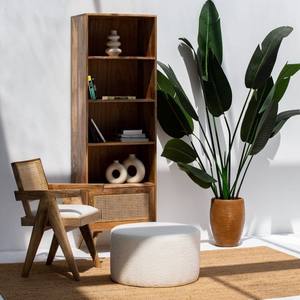 Banc en bois d'acacia foncé Vandana Falcon Aston avec assise confortable pour maisons modernes et extérieurs - Product Image 6