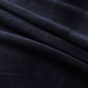 2 pezzi 54 "x 63" tende oscuranti in velluto nero con anelli mantovane oscuranti - Product Image 4
