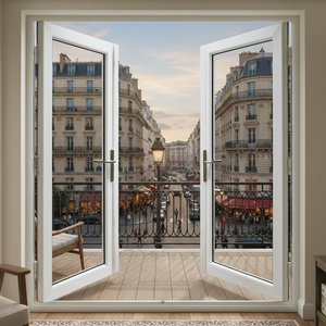 Commercial Residential House Modern New <b>Top</b> Folding Door 2 <b>swing</b> Villa OEM/ODM Aluminum Casement Doors From Vietnam - Product Image 3