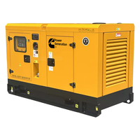 Generador Diésel Silencioso de 20kVA, 25kVA, 30kVA, 40kVA, 50kVA, 4 Cilindros, Generador de Energía de Reserva, Alternador de Cobre Puro, Generador Eléctrico