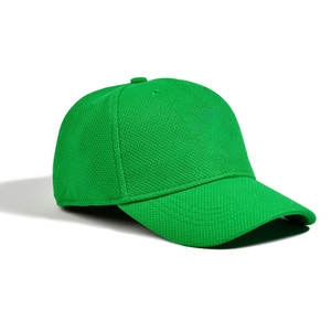RICSA INTERNATIONAL Green Unisex <b>Baseball</b> <b>Cap</b> Breathable Polyester Casual Hat 3D Embroidery Logo Pattern for Spring Summer - Product Image 1