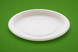 Assiette jetable moderne en bagasse biodégradable et compostable, écologique, de 12 pouces, compatible lave-vaisselle et micro-ondes, 500 pièces/boîte, pour le dîner - Product Image 4