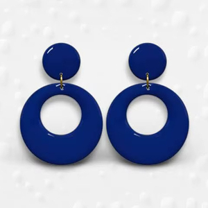Handmade Epoxy Resin Earrings for Women Fashion Jewelry <b>Lightweight</b> Colorful Geometric Dangle Drop Earrings with Unique Artistic - Product Image 1