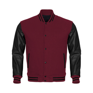 Veste universitaire en laine mélangée de qualité supérieure avec doublure en polaire douce, patch en chenille personnalisé, veste de style Letterman pour uniforme universitaire - Product Image 2