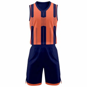 Conjunto de Uniforme de Baloncesto Sublimado Personalizado para Hombres y Jóvenes, Camisetas y Pantalones Cortos de Entrenamiento de Equipo de Tela de Malla Transpirable, Alta Calidad - Product Image 3