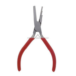Pince à boucler concave à 3 étapes, 6 pouces, pour bijoux, outil de pliage de fil, en acier inoxydable, multi-tailles - Product Image 1